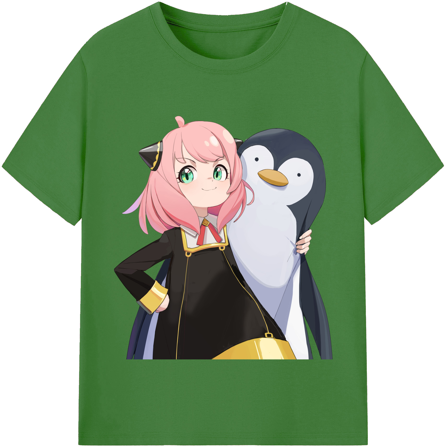 （画像用） SPY×FAMILY间谍家家酒 レディースカジュアルプリントTシャツ（綿100％）